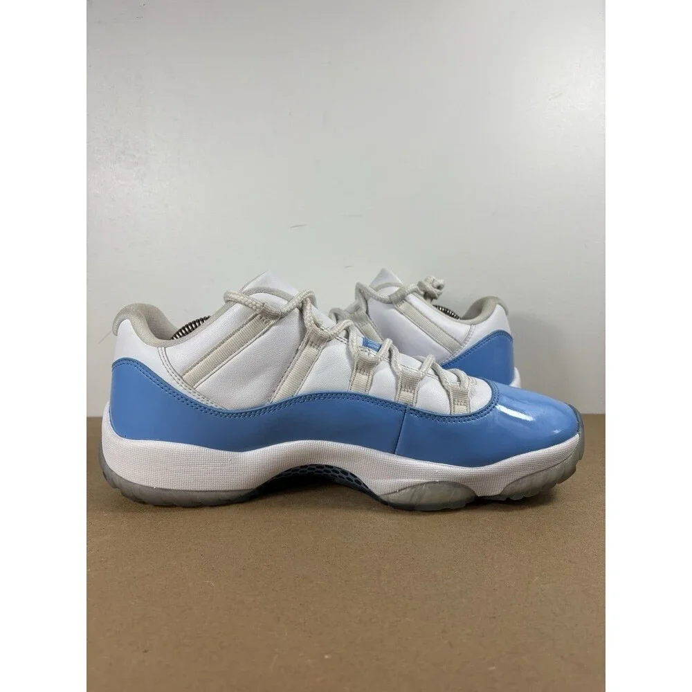 Nike Air Jordan 11 Retro Low UNC University Blue White 528895-106 Size 11 Men